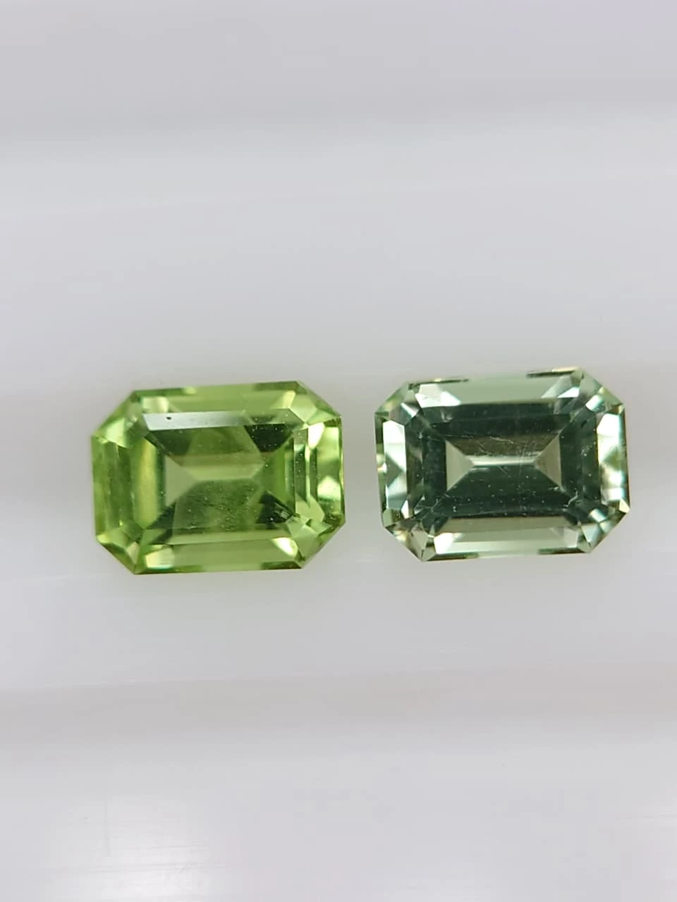 1.85ct Untreated Peridot Pair Loose Gemstone from Pakistan — view 2